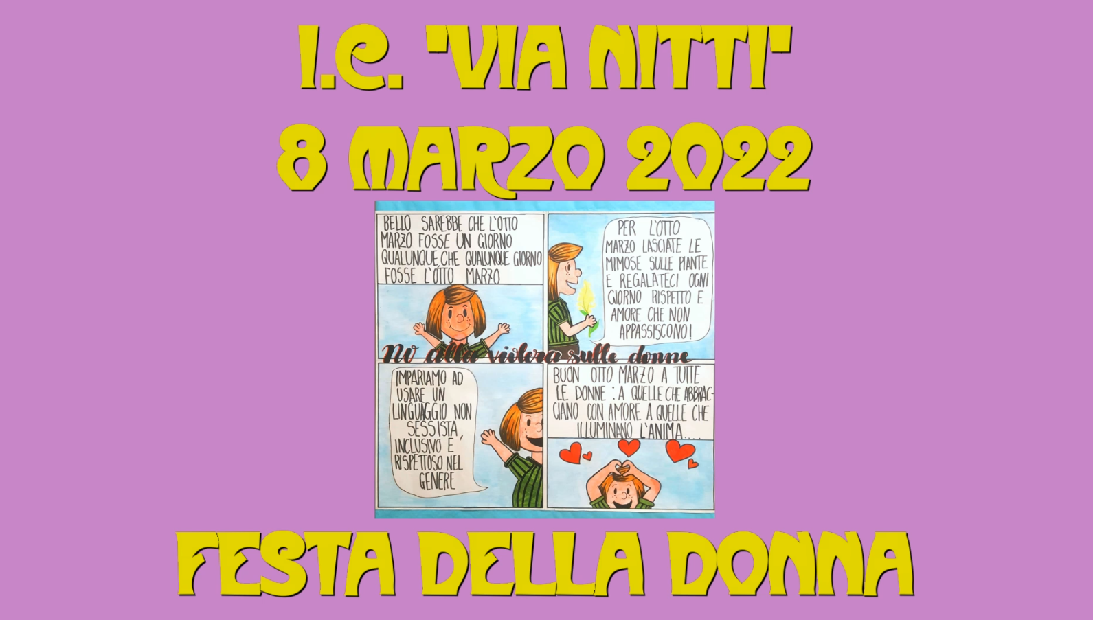 Evviva l'8 marzo! Ma che sia 8 marzo tutto l'anno!